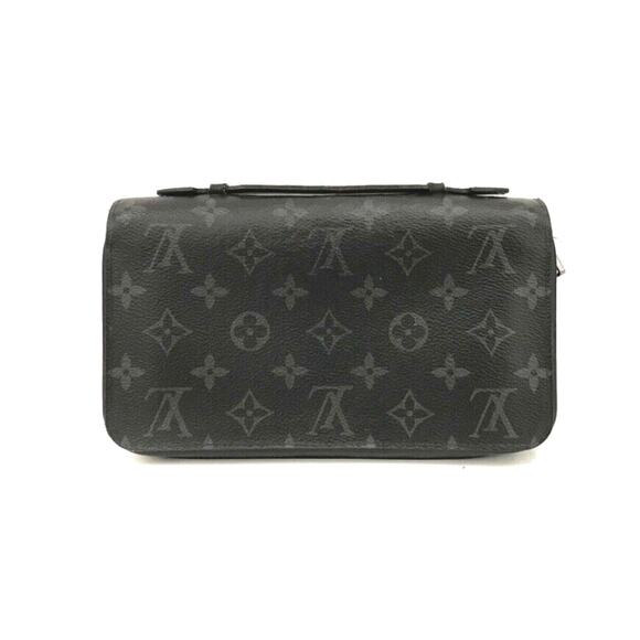 Authentic Louis Vuitton LV Monogram Eclipse XL Zip Around Travel Long Wallet - Picture 4 of 8